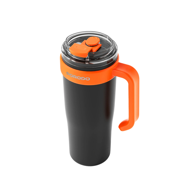 Porodo Lifestyle 6-Blades 900ml Blender – Black/Orange