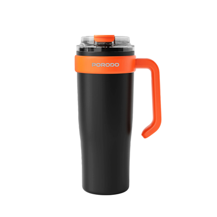 Porodo Lifestyle 6-Blades 900ml Blender – Black/Orange