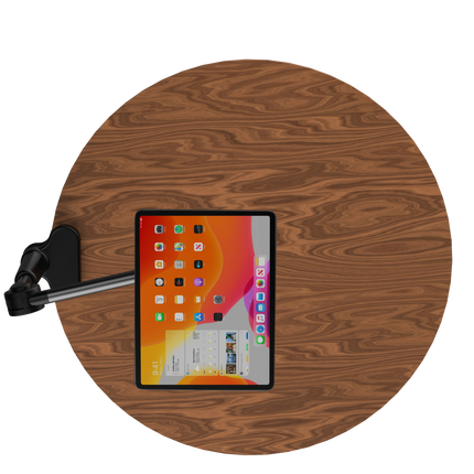 PORODO LAZY MAN STAND WITH MAGNETIC SUCTION 92CM - BLACK