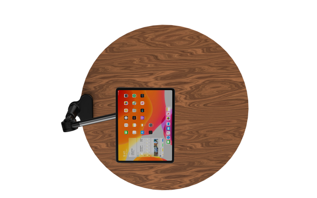 PORODO LAZY MAN STAND WITH MAGNETIC SUCTION 92CM - BLACK