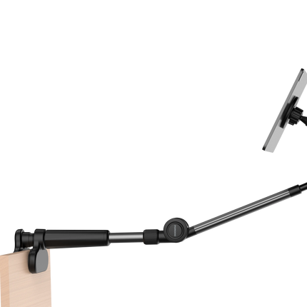 PORODO LAZY MAN STAND WITH MAGNETIC SUCTION 92CM - BLACK