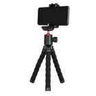 PORODO TABLE TRIPOD WITH PHONE HOLDER - BLACK
