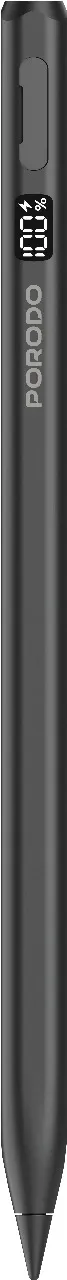 PORODO WIRELESS & TYPE C CHARGING STYLUS PEN 380655 LI-POLYMER BATTERY,100MAH - BLACK