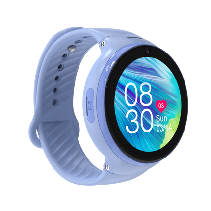 PORODO 4G KIDS GPS SMART WATCH WITH JUNICARE APP - BLUE