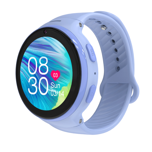 PORODO 4G KIDS GPS SMART WATCH WITH JUNICARE APP - BLUE