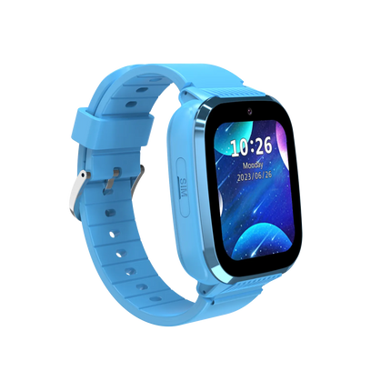 PORODO 4G KIDS GPS 1.85 INCH SMART WATCH JUNICARE - BLUE