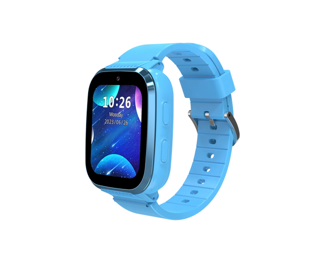 PORODO 4G KIDS GPS 1.85 INCH SMART WATCH JUNICARE - BLUE