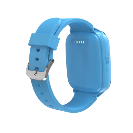 PORODO 4G KIDS GPS 1.85 INCH SMART WATCH JUNICARE - BLUE