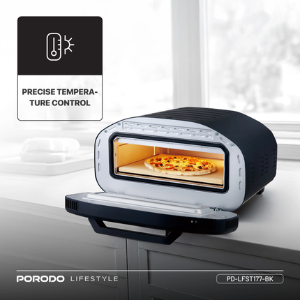 Porodo Lifestyle Pizza Oven 12L – Black