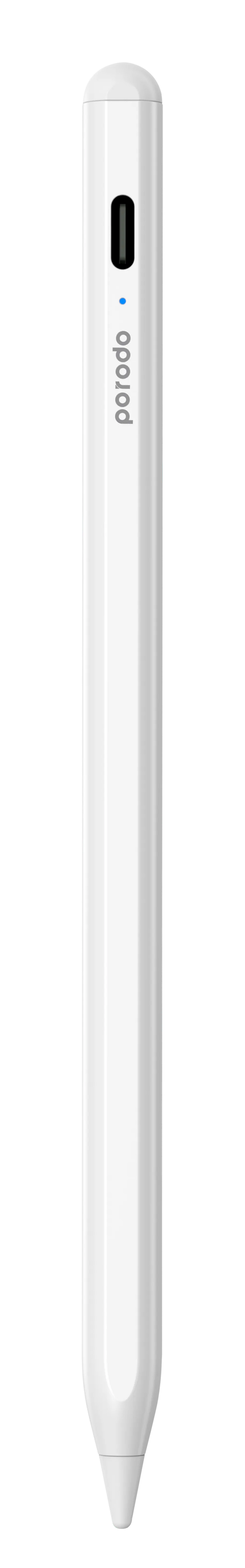 PORODO UNIVERSAL SMART PENCIL WITH TOUCH SWITCH - WHITE
