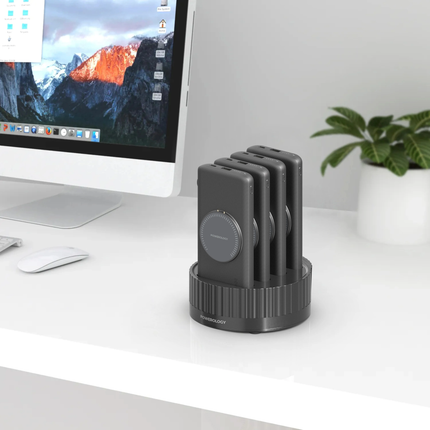 Powereology 4-in-1 Station 10000mAh PD 100W QC Wireless Power Bank – Black