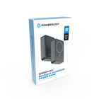 Powereology 30W Wall Socket UK Plug – 3 AC + 1 USB-A + 1 USB-C with 2M Cable – Black