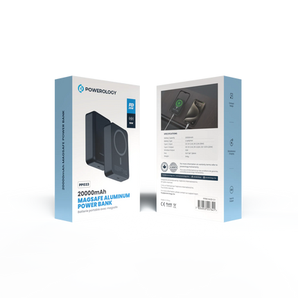 Powereology 30W Wall Socket UK Plug – 3 AC + 1 USB-A + 1 USB-C with 2M Cable – Black
