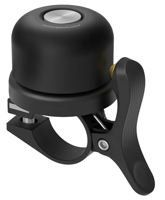 Powereology Anti-Lost Bike Bell Tracker with Built-in Speaker – Black