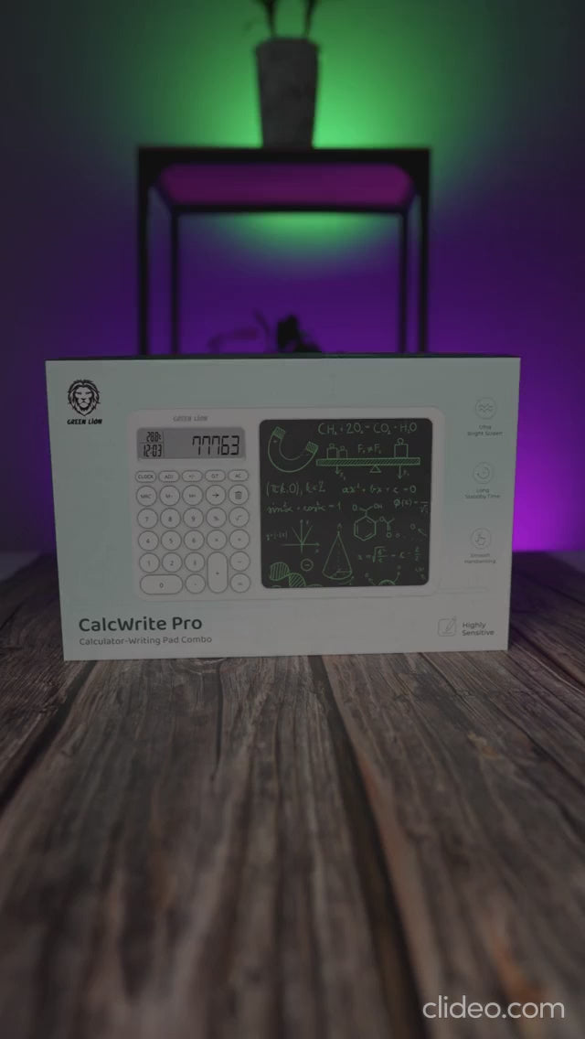آلة حاسبة Green Lion CalcWrite Pro - لوحة كتابة