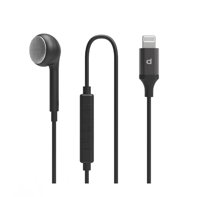 Powerology Single Earphone with MFi Lightning Connector