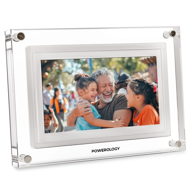 Powereology 10” WiFi Digital Photo Frame – White