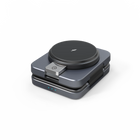 Powerology Qi2-15W Magsafe iPH15 Multi-Device Charging Stand - Black