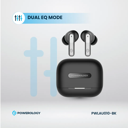 Powerology 6 Mic Hybrid ANC + ENC True Wireless Buds