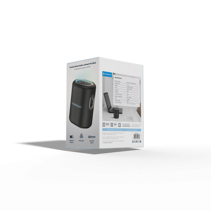 Powerology Portable Loud Speaker - Black