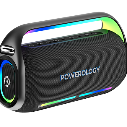 Powerology Deep Bass Party Speaker - Black