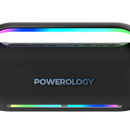 Powerology Deep Bass Party Speaker - Black