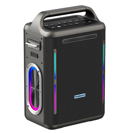 Powerology Karaoke Party Speaker - Silver